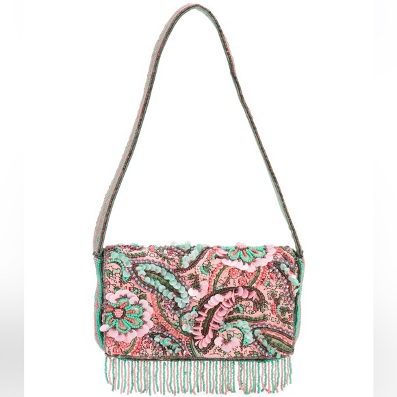 🩷MADE IN INDIA HANDMADE VIRAL Paisley Sling Bag🩷NWT - Picture 1 of 17